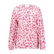 Roze Hartenprint Blouse Shirt Fabienne Chapot , Multicolor , Dames