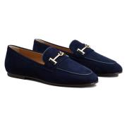 Klassieke Moccasin Schoenen Tod's , Blue , Dames