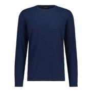 Fijngebreide trui Regular-Fit Ronde hals Roberto Collina , Blue , Here...