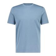 Katoenen T-shirt, Made in Italy Fedeli , Blue , Heren