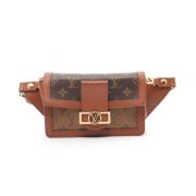 Pre-owned Canvas clutches Louis Vuitton Vintage , Brown , Dames