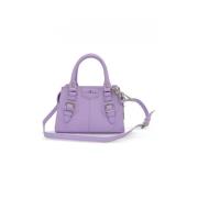 Paarse Saffiano Leren Handtas Rwp24141Bo John Richmond , Purple , Dame...