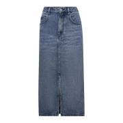 Blauwe Straight Cut Jeans Isabel Marant , Blue , Dames