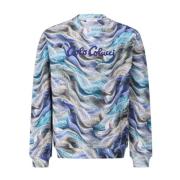 Sweatshirt met Logo Patch Carlo Colucci , Multicolor , Heren