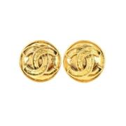 Pre-owned Metal chanel-jewelry Chanel Vintage , Yellow , Dames