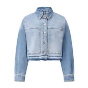 Denim overhemd stijl jas Marc Cain , Blue , Dames