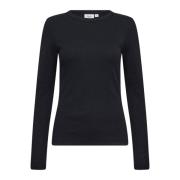 Zwarte blouse met lange mouwen Saint Tropez , Black , Dames