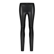 Leggings in lederlook, nauwsluitend model Marc Cain , Black , Dames