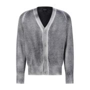 Kasjmier vest met knoopsluiting Avant Toi , Gray , Heren