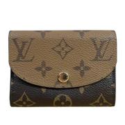 Pre-owned Canvas wallets Louis Vuitton Vintage , Brown , Dames