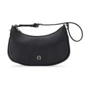 Elegante Leren Clutch Tas Aigner , Black , Dames