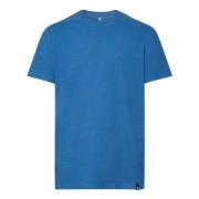 Ss Slub Katoenen Jersey T-shirt Boggi Milano , Blue , Heren