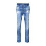 Slim-Fit Skater Jeans Dsquared2 , Blue , Heren