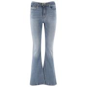 Vintage Flared High Waist Jeans Pinko , Blue , Dames