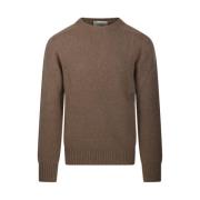 Sepia Clay Seamless Sweater Officine Générale , Brown , Heren