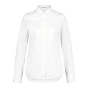 Klassieke Overhemdblouse Geknoopte Kraag Lis Lareida , White , Dames