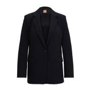 Elegante Blazer voor Moderne Look Hugo Boss , Black , Dames