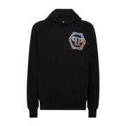 Zwarte Sweatshirt voor Mannen Philipp Plein , Black , Heren