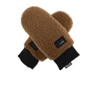 Nepbont handschoenen UGG , Brown , Dames