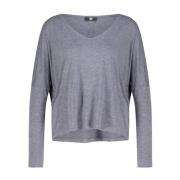 Glinsterende Shirt met Lange Mouwen Riani , Gray , Dames