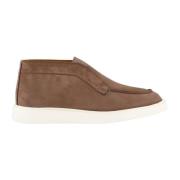 Nubuck Mid Loafer Atelier Verdi , Brown , Heren