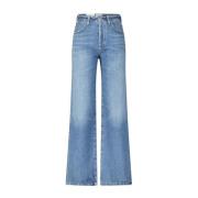 High-Waist Wide Leg Denim Jeans Citizens of Humanity , Blue , Dames