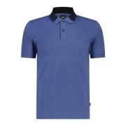 Katoenen poloshirt met logo Hugo Boss , Blue , Heren