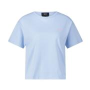 Pastel Logo T-Shirt Boxy Fit A.p.c. , Blue , Dames