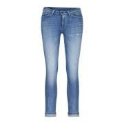 Monroe Skinny-Fit Denim Jeans Dondup , Blue , Dames