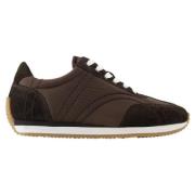 Leather sneakers TotêMe , Brown , Dames