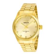 Gouden Wijzerplaat Quartz Horloge - Specialty Collectie Invicta Watche...