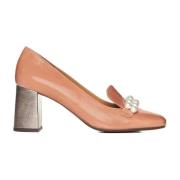 Pumps met pareldetail en middelhak Chie Mihara , Orange , Dames