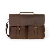 Bruin leren laptoptas Howard London , Brown , Heren