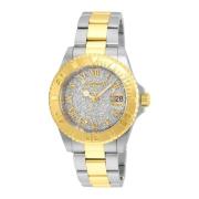 Angel Dames Quartz Horloge - Zilver Invicta Watches , Gray , Dames