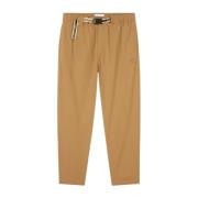 Bruine Chino Broek met Bijpassende Riem Calvin Klein , Brown , Heren