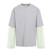 Grijze T-shirt voor mannen Dries Van Noten , Gray , Heren