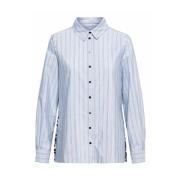 Streep Patch Blouse Aubrie Stijl &Co Woman , Blue , Dames