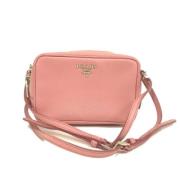 Pre-owned Leather prada-bags Prada Vintage , Pink , Dames