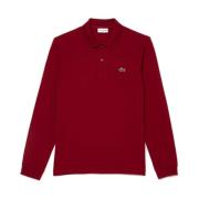 Klassieke polo met lange mouwen Lacoste , Red , Heren