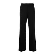 Zwarte Slim Fit Broek Aspesi , Black , Dames