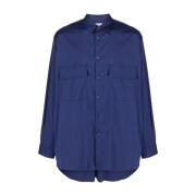 Blauw Casual Overhemd voor Mannen Comme des Garçons , Blue , Heren