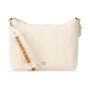 Elegante leren schoudertas Aigner , Beige , Dames