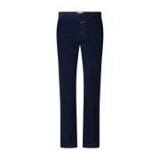 Corduroy broek met rechte snit Closed , Blue , Heren