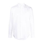 Bianco Shirt Aspesi , White , Heren