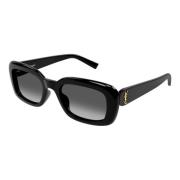 SL M130/F Zonnebril Saint Laurent , Black , Dames