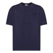 Blauwe Katoenen T-shirts en Polos Autry , Blue , Heren