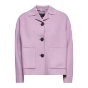 Roze Weekendjassen Asymmetrisch Ontwerp Max Mara Weekend , Pink , Dame...