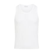 Witte Merit Top Dries Van Noten , White , Heren