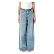 Bethany Acqua Wide Jeans Haikure , Blue , Dames