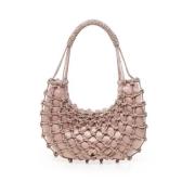 Handgeweven Roze Kristal Tas Rosantica , Pink , Dames